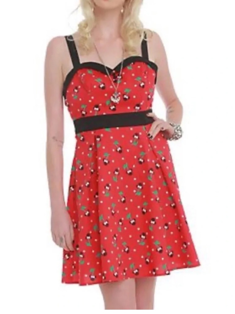 DISNEY Minnie Cherry Print Dress